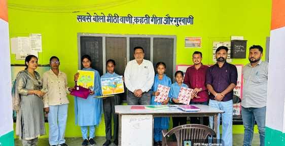 Cleanliness painting done in girls school