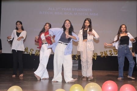 Tina was chosen as Miss Fresher and Sakshi as Miss Personality.