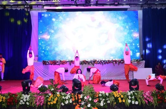 Students enthralled the audience with their colourful presentations