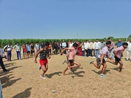Ayush and Nirmal ran the fastest in the 100 meter race.