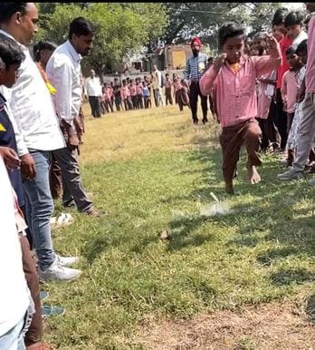 Students displayed their talent in cluster level sports.