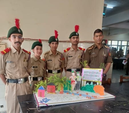 Saksham won gold in guard mounting and silver in tug of war.