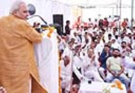 Minister Ranbir Gangwa laid the foundation stone of the sewage treatment project