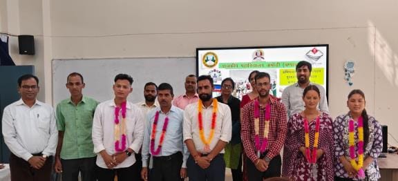 Manish became the PTA president in Degree College Amodi