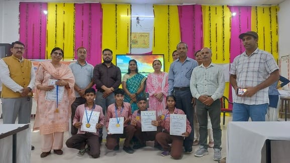 Rituraj Block Daurala first in Mathematics Olympiad exam