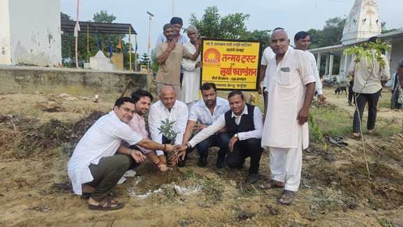 200 trees were planted in memory of his father.
