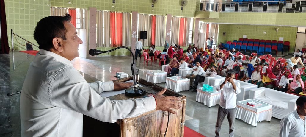 306 beneficiaries from 9 villages received plots