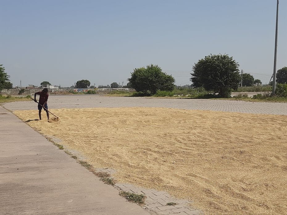 Farmers are angry over non-purchase of PR paddy.
