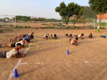 The district's volleyball team will participate in the Haryana Olympic Games.