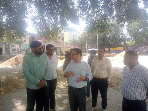 SDM inspected preparations for paddy procurement