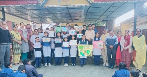 Awareness on disaster created in Jaisinghpur school