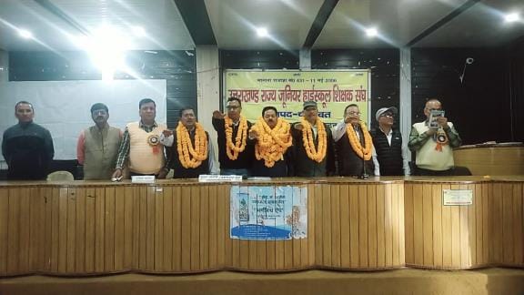 Ramesh became the district president of Junior High School Teachers Association for the sixth time.