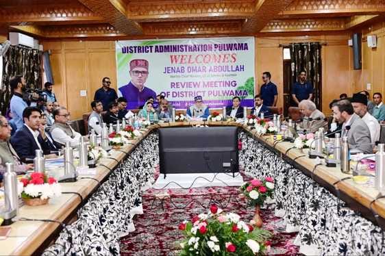 Srinagar, Umar Abdullah, CM Held Meeting