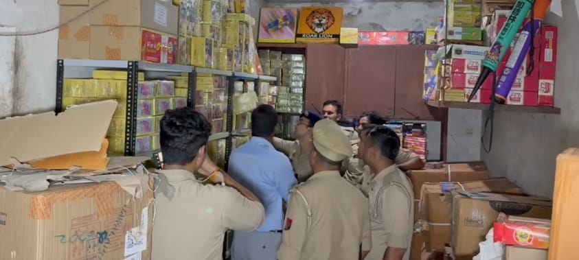 Seven warehouses sealed, illegal firecrackers worth Rs 1 crore recovered