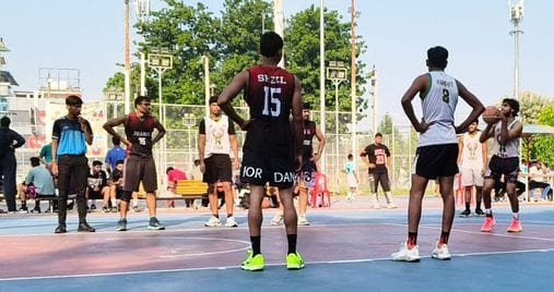 No alternative lighting on the basketball court, causing problems during practice
