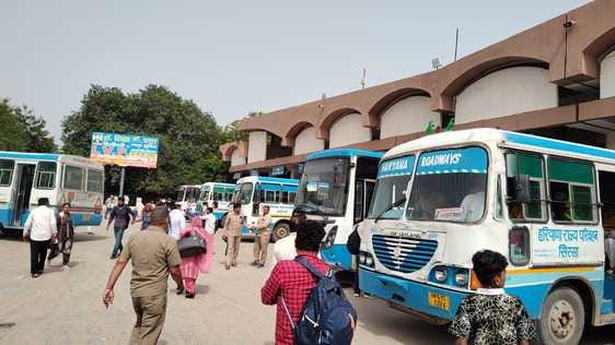 The depot is facing a shortage of buses, 9 new ones have arrived and three are dilapidated.