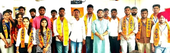 Abhinendra Tripathi became the president and Yuvraj Gupta became the minister.