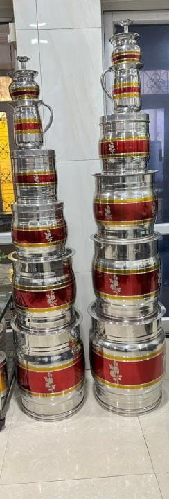 Laser design and brass utensils are in high demand