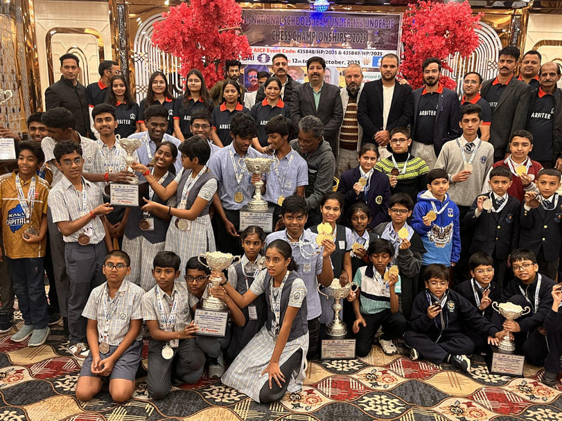 Tamil Nadu became the overall champion in the National School Chess Championship.