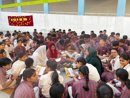 Offerings were made in the five-kund Vedic yagna.