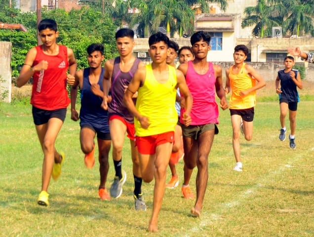 Parasdeep topped the 5,000-meter walk.