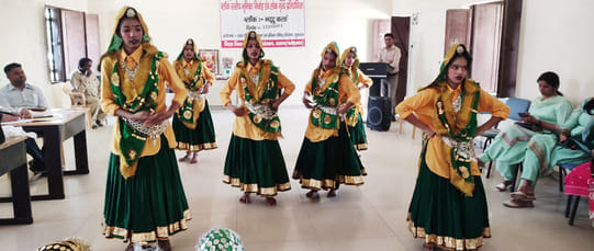 Sarwarpur Aarohi School tops in folk dance