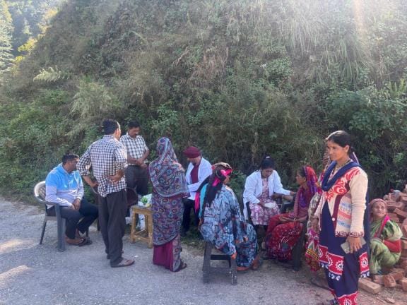 Vomiting and diarrhea worsened the condition of eight people in Jhirkuni village.