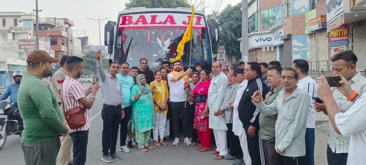 Free bus service for Khatu Shyam flagged off