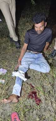 Police arrested the robbery accused in an encounter