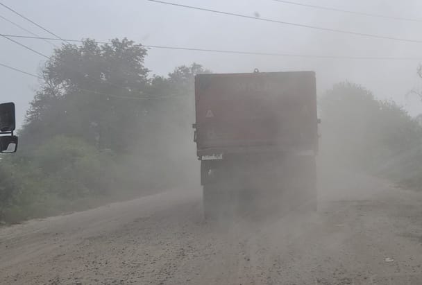 Dust and dirt have worsened the air quality, with the city's AQI reaching 120.