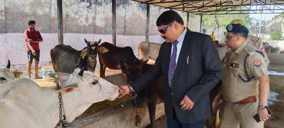 The District Judge inspected the prison and saw the arrangements