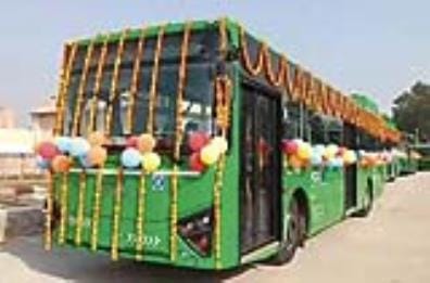 Chief Minister flags off 10 electric buses, fares to be free till Diwali