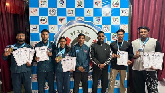 Players from Meerut won medals in Ju-Jitsu National