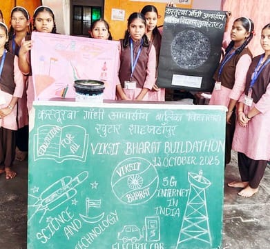 Kasturba Gandhi School students made insecticide kits