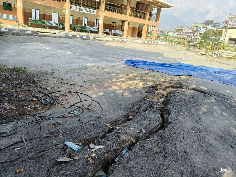 Nirmand bus stand was declared unsafe