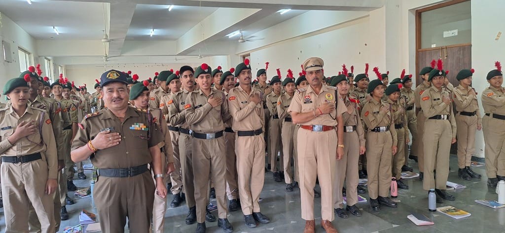 Students were made to take an oath not to consume drugs.