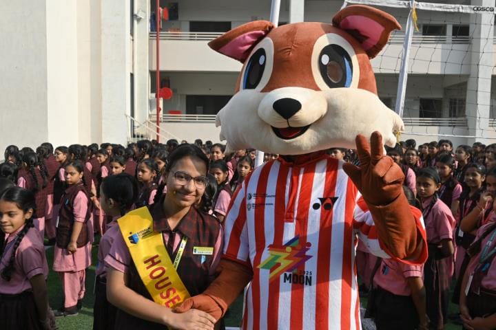 Shivalik Cambridge College welcomes Moon School Olympic Torch