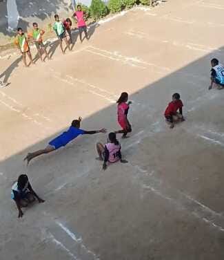 30 teams displayed their talent in the district level Kho-Kho competition.