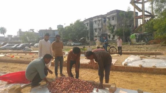 Vegetable market shifted to Mol Godown Road