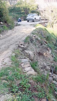Bus service to Dalash has been suspended for three months, causing problems for schoolchildren and residents.