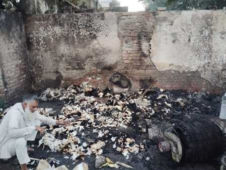 Goods worth lakhs destroyed in fire
