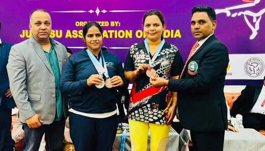 Pragya Joshi won bronze medal in National Jujitsu