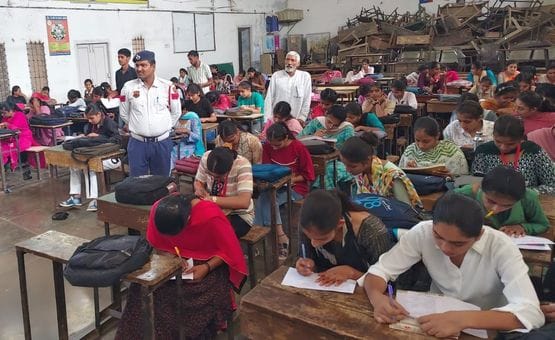 More than 2 lakh students in the district became road safety sentinels.