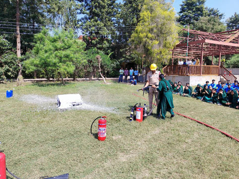 Teach ITI trainees how to handle fire
