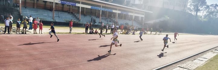 Naksh got first place in 100 meter race and Sonu got first place in 400 meter race.