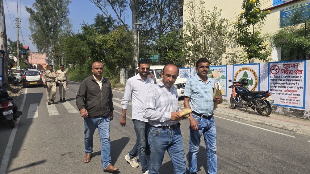 Identification of illegal encroachments in Bangana Bazaar completed