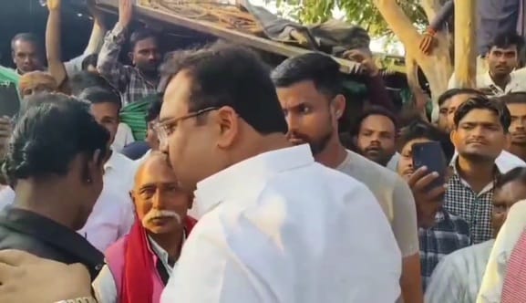 Video of MLA Siddharth Kushwaha in the foot washing case goes viral