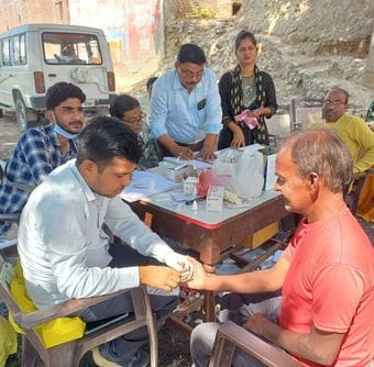 149 people in Sawaijpur are affected by the disease, 14 are suspected to have dengue and malaria.