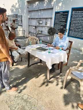 Visited the Legal Aid Clinic in the prison