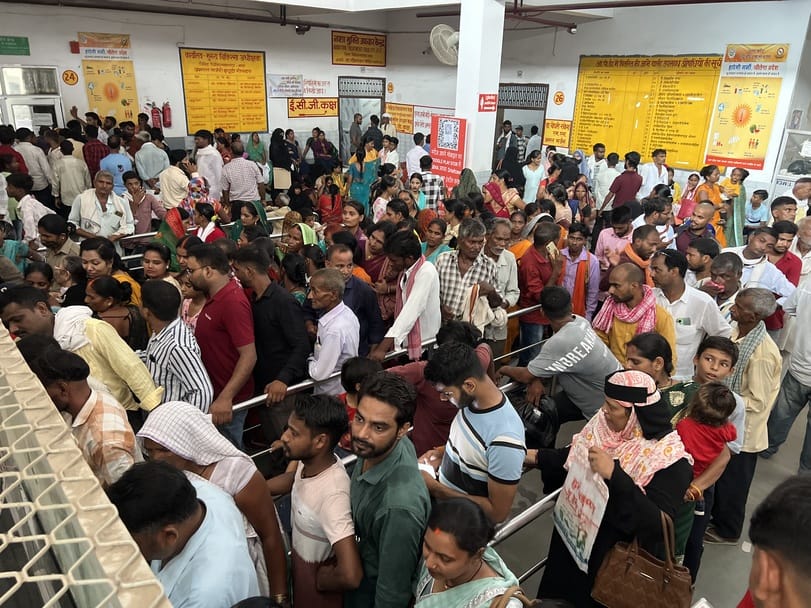 More than 4000 viral patients reached the district hospital in 7 days.